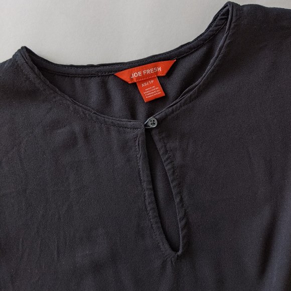 JOE FRESH Keyhole Neckline Tunic Dress, XS - Picture 2 of 5